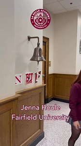 Three students proudly rang the “Beyond La Salle Bell” to celebrate a milestone college commitment! Each ring marks a senior’s commitment to their unique path - college, trade school, military service, civil service, or another brave step forward. Ava is set to attend Northeastern University to study Biology; Stephanie will attend Boston University to study Neuroscience; and Jenna will head to Fairfield University to study Nursing. Congratulations, students - we are so proud of you! | La Salle A