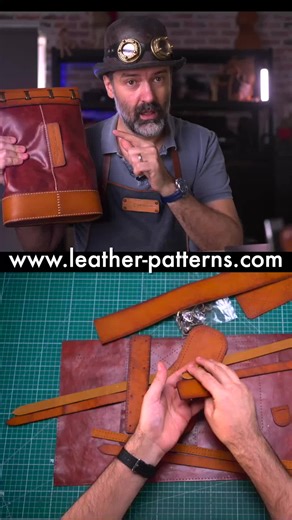 Vintage Leather Backpack Design TikTok