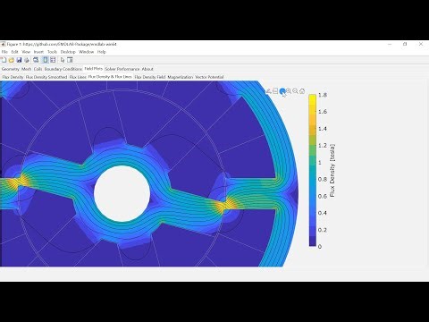 Finite element analysis of a switched reluctance motor using EMDLAB