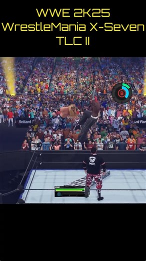 WWE 2K25 WRESTLEMANIA 17 TLC mod Gameplay #wwe2k25 #wwe2k25gameplay #edge #jeffhardy #wrestlemania