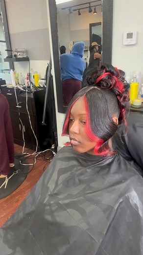 947K views · 10K reactions | Messy Updo PonyTail W/ Two Bangs ‍♀️...