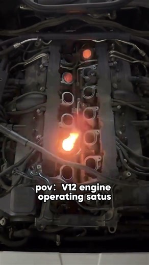 V12 engine operating satus #engine #v12 #v12engine