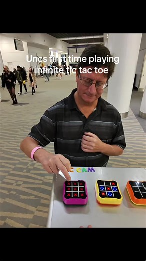 Unc's Challenge: Playing Infinite Tic Tac Toe for the First Time