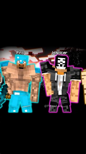 Noob vs Pro vs Hacker vs God Shoulder Shaking Dance - Minecraft Animation