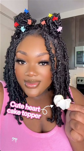 Tutorial fácil para un topper de corazón de pastel