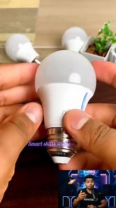 Don’t throw away your burned-out LED bulbs! #LEDBulbHack #DIYTricks #ElectricianTips #SmartDIY #LifeHacks #MoneySavingTips #HomeImprovement #LEDRepair #FixItYourself #GeniusHack #ElectricalHacks #SaveElectricity | Smart Skills Studio