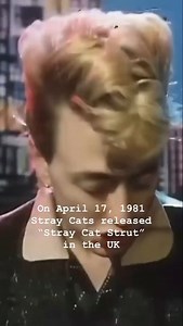72K views · 1.6K reactions | "Stray Cat Strut" is the third single by American rockabilly band Stray Cats, released April 17, 1981 by Arista Records in the UK, where it peaked at No. 11 on the Singles Chart. It was taken from the band's 1981 debut album, Stray Cats. That same year, as an import, it peaked at No. 78 on the US Disco Top 80 chart. | Gerard Sanchezz | Facebook