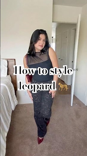 Leopard Pants Styled 5 Totally Different Ways! #outfitideas #ootd #style