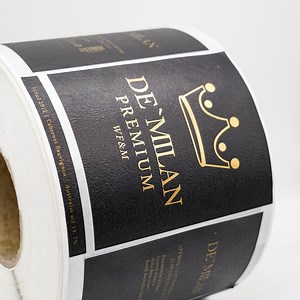 [Hot Item] Custom Wholesale Self-Adhesive Stickers Synthetic Paper Label Stickers for Packaging