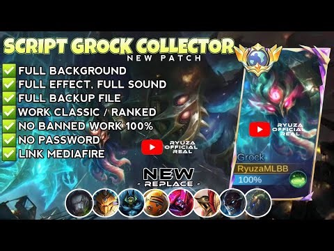 Script Skin Grock Collector - Titans No Password | Full Effect Voice | Patch Terbaru