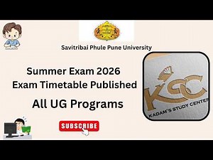 SPPU || Summer-Exam 2026 || Timetable Published || All UG Programs || ALL Patterns ||