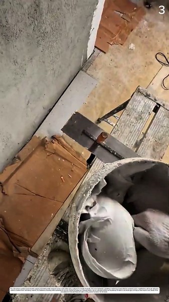 Plastering Work: How a Hand Trowel Turns Grey Concrete Into a Smooth Surface