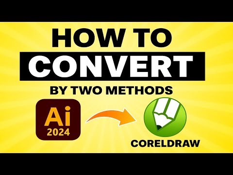 How To Convert Adobe Illustrator to Corel Draw for Print Fast