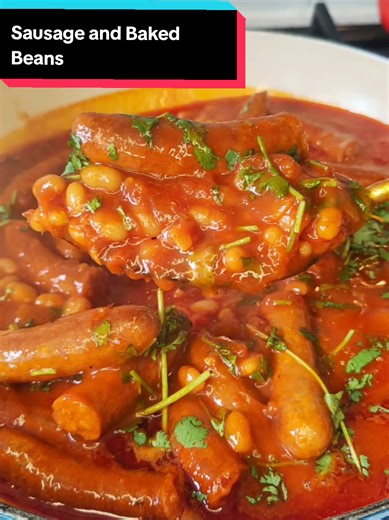 Sausage and Baked Beans Chutney #sausagechutney #sausageandbakedbeans #30minutemeals #quickdinner #cookingwithkimbagley