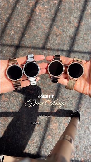 Noise Fit Diva Araya Smart Watch Review!🤭✨#noisefit #smartwatch #watch #shorts #shortsfeed #fypage