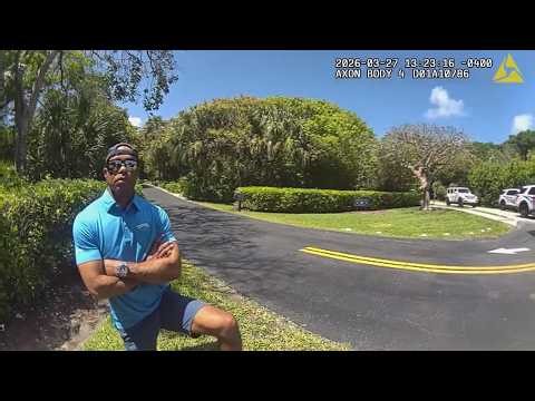 Body Cam Footage Released of Tiger Woods' Arrest