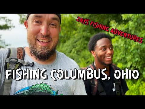 Fishing in the heart of OHIO! (Downtown Columbus w/ Zay's Fishing Adventures)