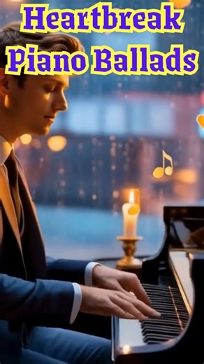 Heartbreak Piano Ballads - A Soothing Collection to Ease Your Pain #shorts #youtubeshorts