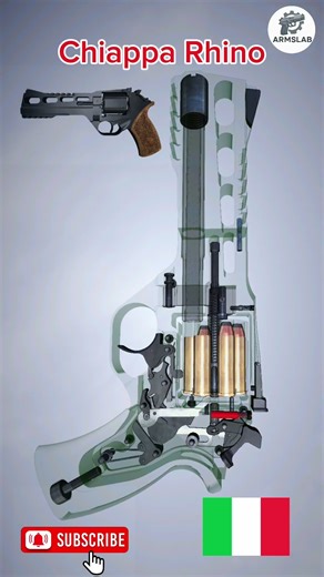 🔫 Chiappa Rhino | A Revolver Like No Other #3danimation #gunhistory #weaponmechanics