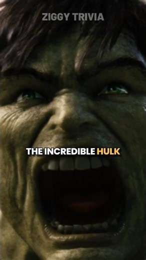 Did you know that in THE INCREDIBLE HULK…