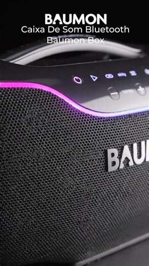 Meet the Baumon Box Bluetooth Speaker with Microphone.