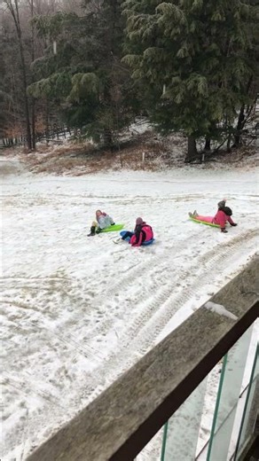January 9th, 2022 Sledding at the Cabin #galeton #sledding #pottercounty