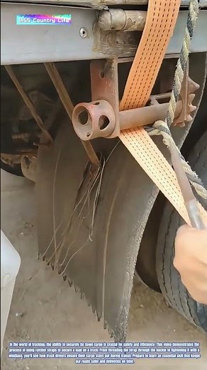 Essential Skills for Truck Drivers: Securing Cargo with Ratchet Straps
