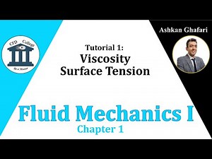 Tutorial 1 | Fluid Mechanics Viscosity Problems | Chapter 1 | ENGR361 Concordia University