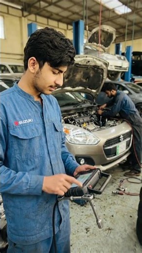 mechanic Saad Suzuki company mandi bahauddin MECHANIC #scanner#throttleresponss#computer check up