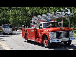 Fire Truck Lights And Sirens Parade - Tri Counties Jamesburg Muster 6-23-19
