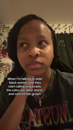 When I was young I wasn’t allowed to wear my braids out (not in a ponytail ) cause it was grown and when I did my mom got mad and stopped giving me braids 😐#secretaccount