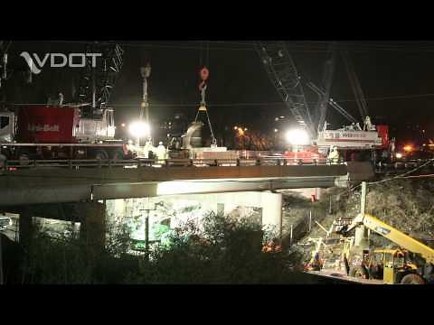 VDOT: Time-lapse of Interstate 95 bridge replacement