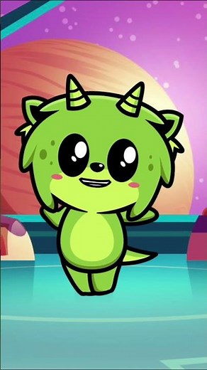 Funny Alien 2 from ‘Funky the Green Teddy Bear’ Oxbridge Baby #oxbridgebaby #funkythegreenteddybear