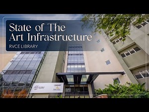 RVCE Library Visual Tour | Infrastructure & Interiors Walkthrough | Heart of RVCE.