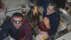 1.6M views · 15K reactions | For a week now, viewers worldwide have watched bald eagle couple Jackie and Shadow in their nest, feeding their three offspring. But Saturday night, as feared, the non-profit group that operates the webcam, confirms that one of the eaglets has died. https://cbsn.ws/4hdJ4AS | CBS Evening News | Facebook