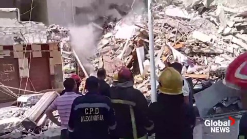 Building collapse in Alexandria, Egypt leaves at least 4 injured