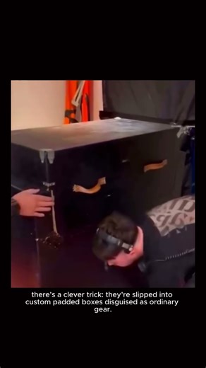 How singers sneak on stage without being seen