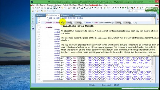Java学习教程之 动态加载级联菜单1
