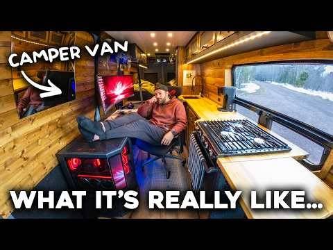 A Realistic Boring Day of VANLIFE (Driving to Alaska)