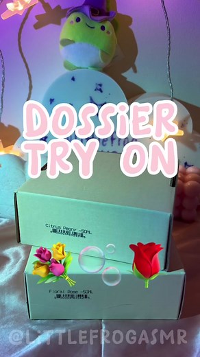 use “littlefrogasmr5” for 5% off! @dossierperfumes ✨ - #dossier #dossierperfumes #asmrtiktoks #cuteasmr #asmrsounds #unboxing #asmrunboxing #asmr #asmrvideo #asmrtapping #cute #perfume #perfumetiktok #asmrtiktoks #getreadywithme #grwm #tryon #tryonhaul #perfumecheck #perfumecollection