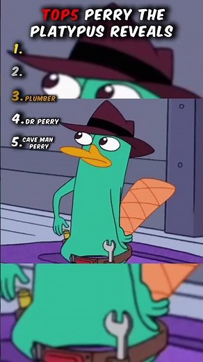 TOP5 perry the platypus reveals