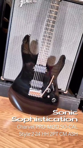Charvel PRO-MOD SO-CAL Style 2 24 HH 2PT CM ASH - BLACK ASH Precio: $1,099 Charvel’s all-new ultimate in sonic sophistication and design virtuosity is the Pro-Mod So-Cal Style 2 24 HH 2PT CM Ash - a stunning summit of modern Charvel vibe, power and performance. #charvel #charvelpromod #charvelguitars #charvelguitar #guitarsboutique #guitarsboutiquepr #guitarspr | Guitars Boutique