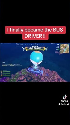 I FINALLY BECAME THE BUS DRIVER!!! #fortnite #fyp #youtubeshorts