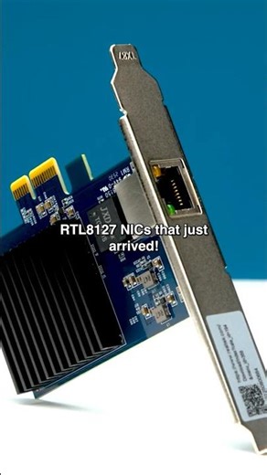 NEW CHEAP 10Gbase-T NICs are here Realtek RTL8127