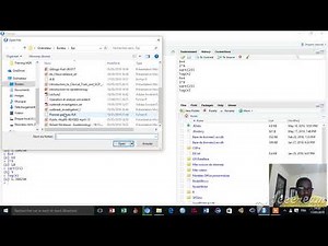 Creer, sauvegarder et ouvrir Script - R studio