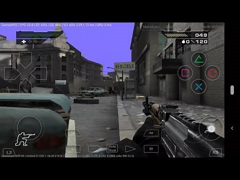 Black Playstation 2 Played on Android | Damon PS2 Pro Emulator