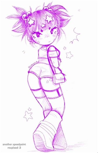 oc speedpaint (2024 reupload) of my oc lucy :) #speedpaint #art #illustration #oc #commissionsopen