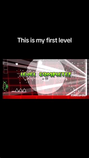 My First Geometry Dash Level: Check It Out!