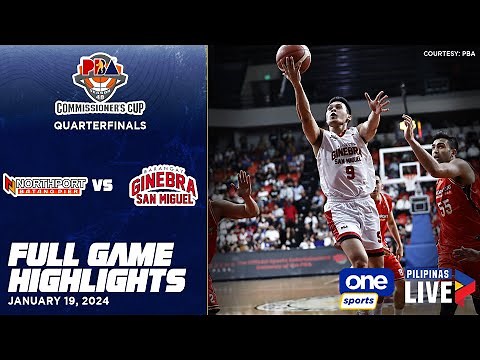 Brgy. Ginebra vs. NorthPort QF highlights | PBA Season 48 Commissioner’s Cup - Jan. 19, 2024
