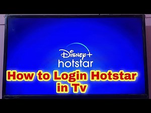 How to Login Hotstar in Tv | Login in hotstar in tv | hotstar login